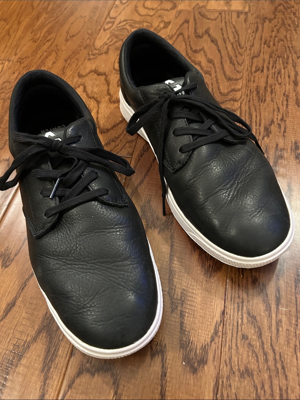 Travis Mathew Black Leather Golf Shoes